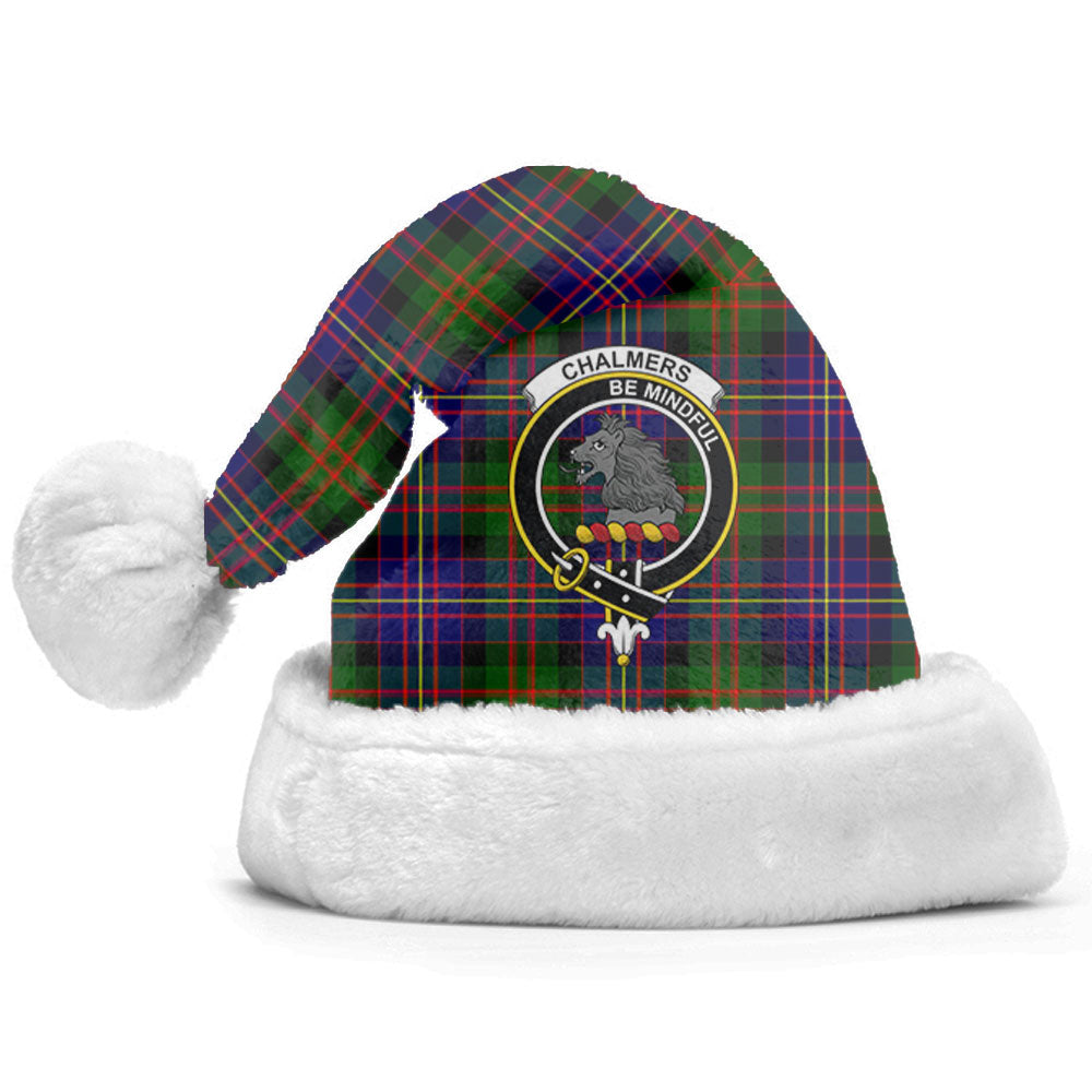 Chalmers Tartan Crest Christmas Hat