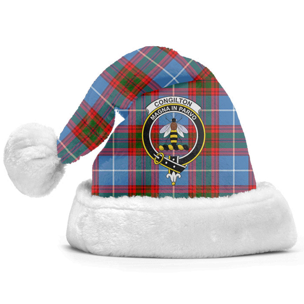 Congilton Tartan Crest Christmas Hat