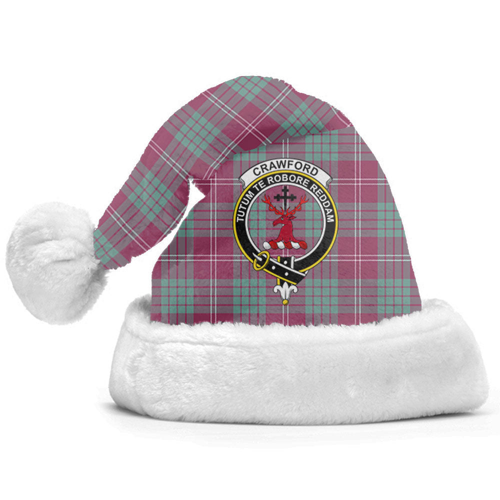 Crawford Ancient Tartan Crest Christmas Hat