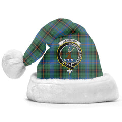 Davidson Ancient Tartan Crest Christmas Hat