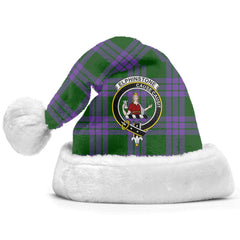 Elphinstone Tartan Crest Christmas Hat