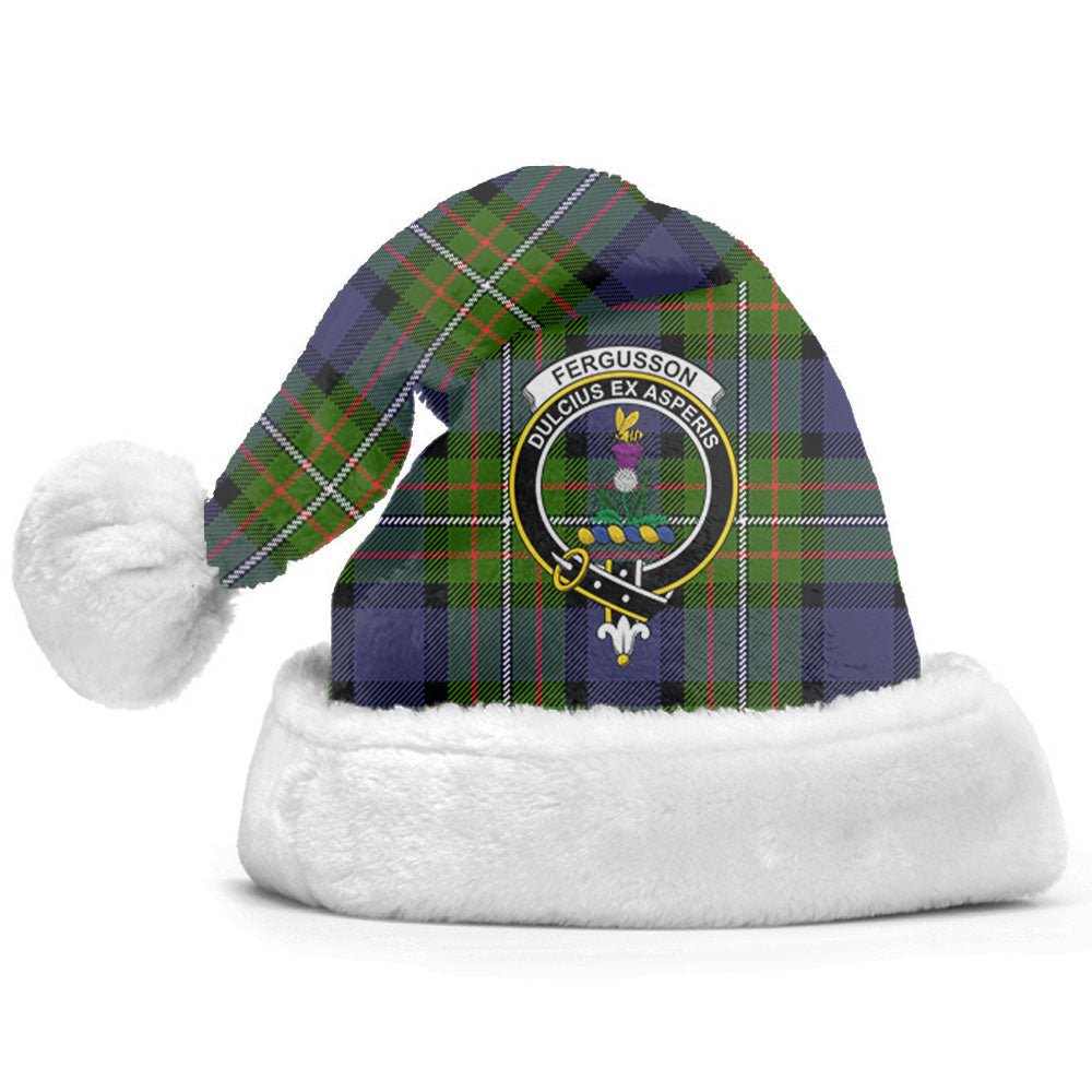 Fergusson Ancient Tartan Crest Christmas Hat