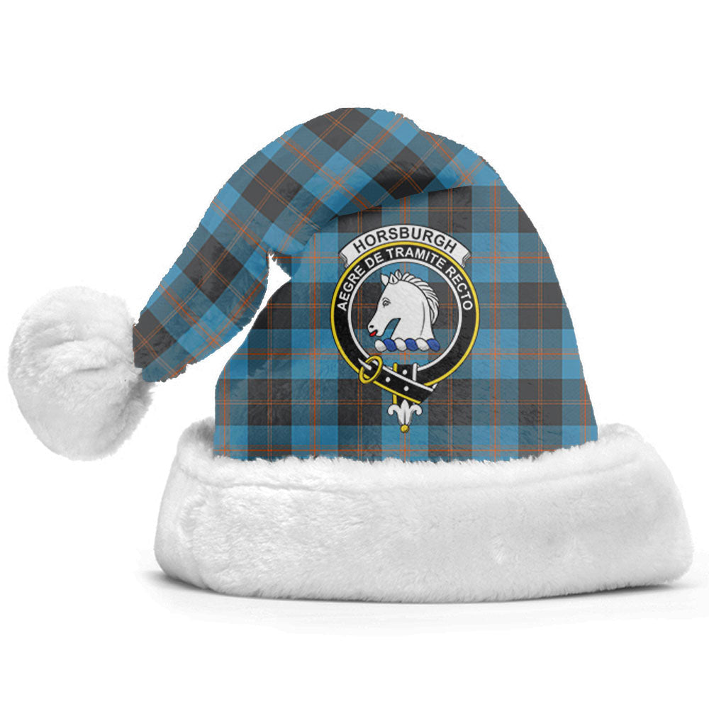 Horsburgh Tartan Crest Christmas Hat