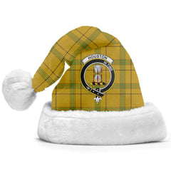 Houston Tartan Crest Christmas Hat