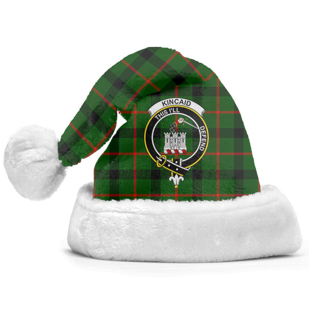 Kincaid Tartan Crest Christmas Hat