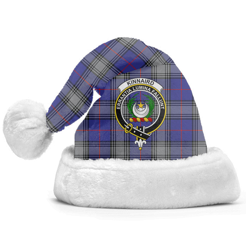 Kinnaird Tartan Crest Christmas Hat