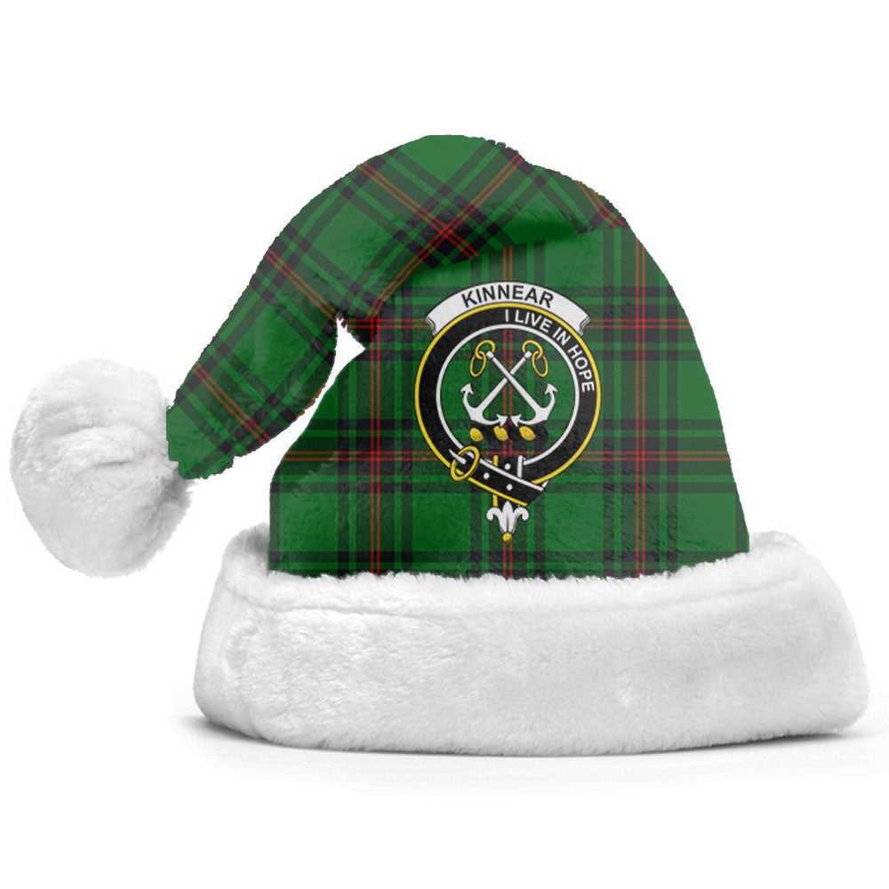 Kinnear Tartan Crest Christmas Hat