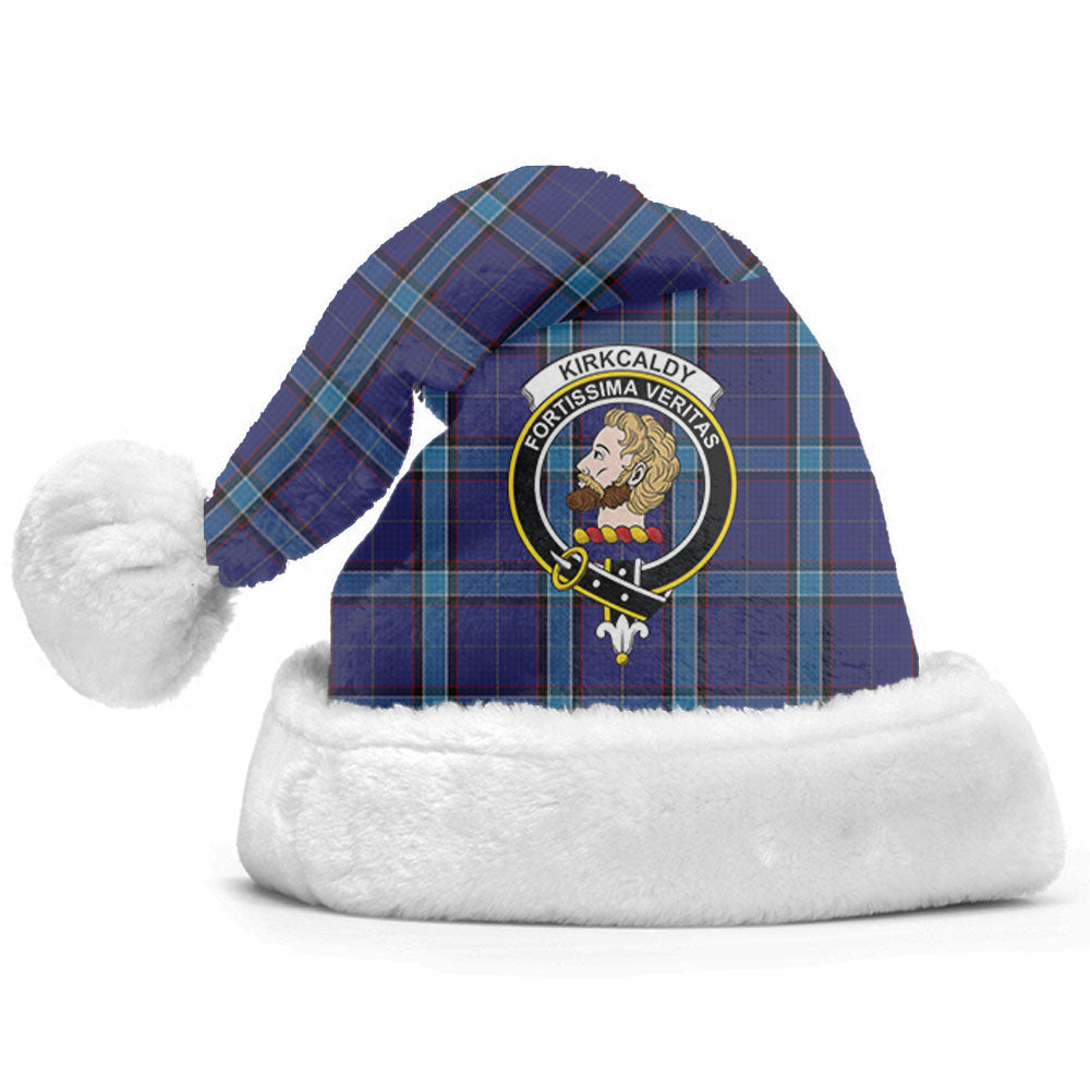 Kirkcaldy Tartan Crest Christmas Hat
