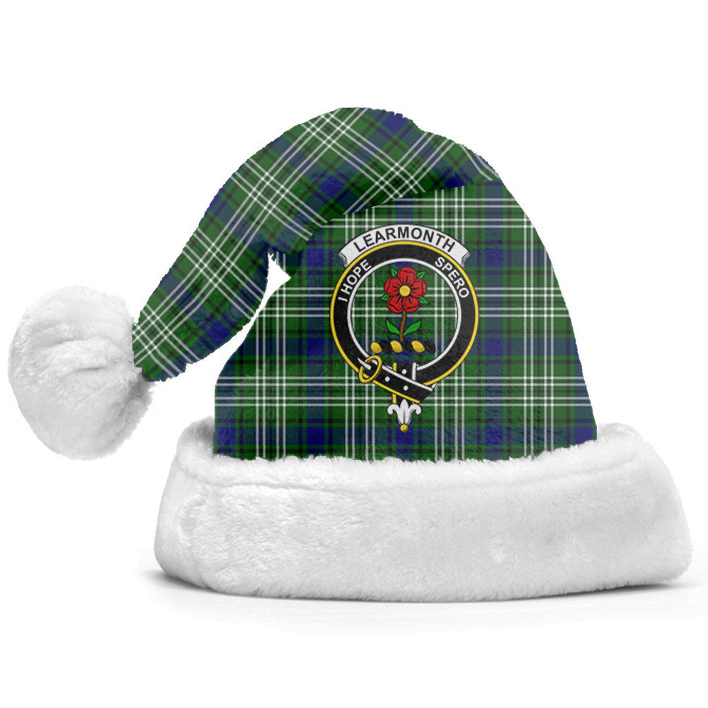 Learmonth Tartan Crest Christmas Hat