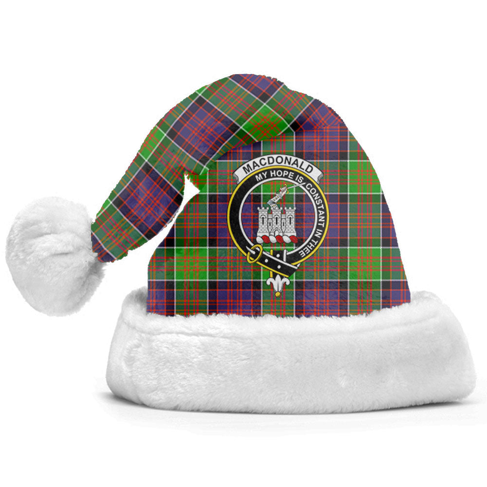 MacDonald (Clan Ranald) Tartan Crest Christmas Hat