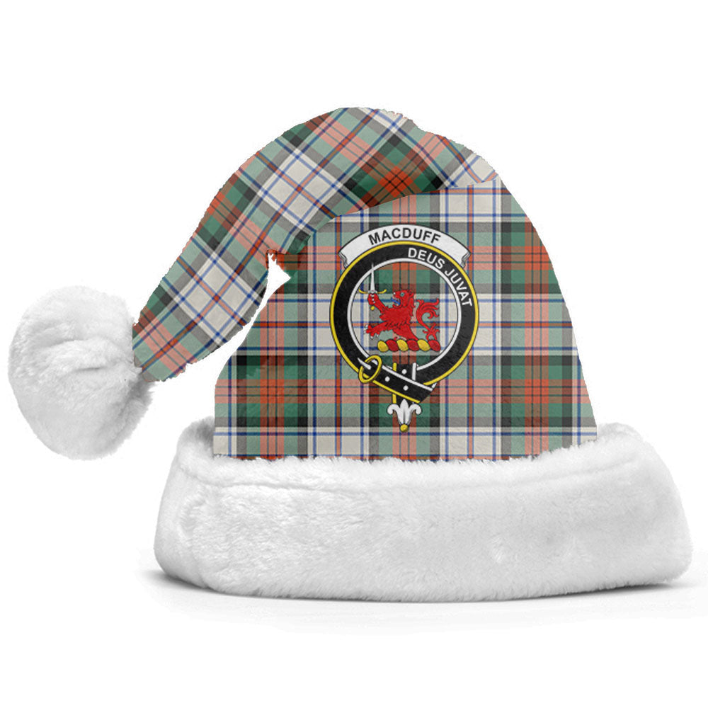 MacDuff Dress Ancient Tartan Crest Christmas Hat