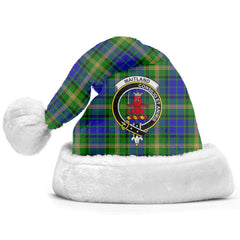 Maitland Tartan Crest Christmas Hat