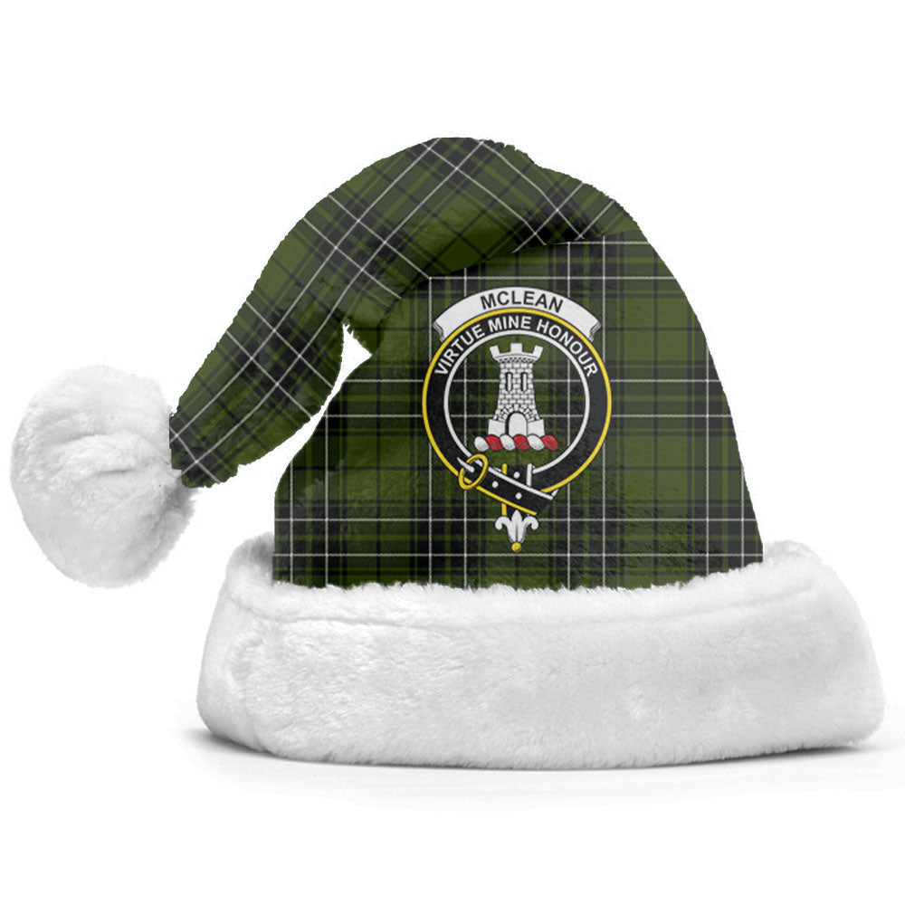 McLean Hunting Tartan Crest Christmas Hat