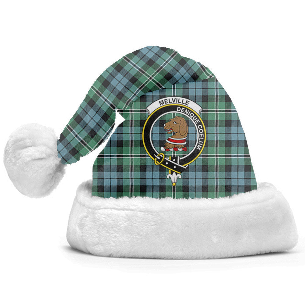 Melville Tartan Crest Christmas Hat