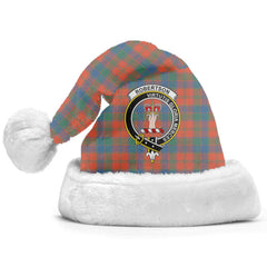 Robertson Ancient Tartan Crest Christmas Hat