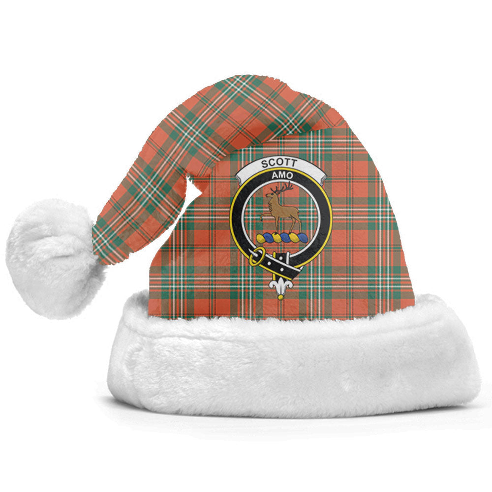 Scott Ancient Tartan Crest Christmas Hat