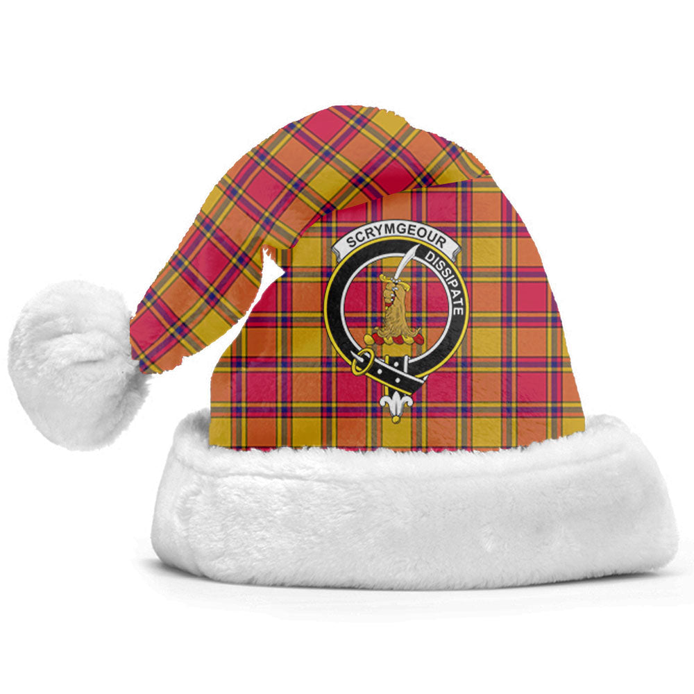 Scrymgeour Tartan Crest Christmas Hat