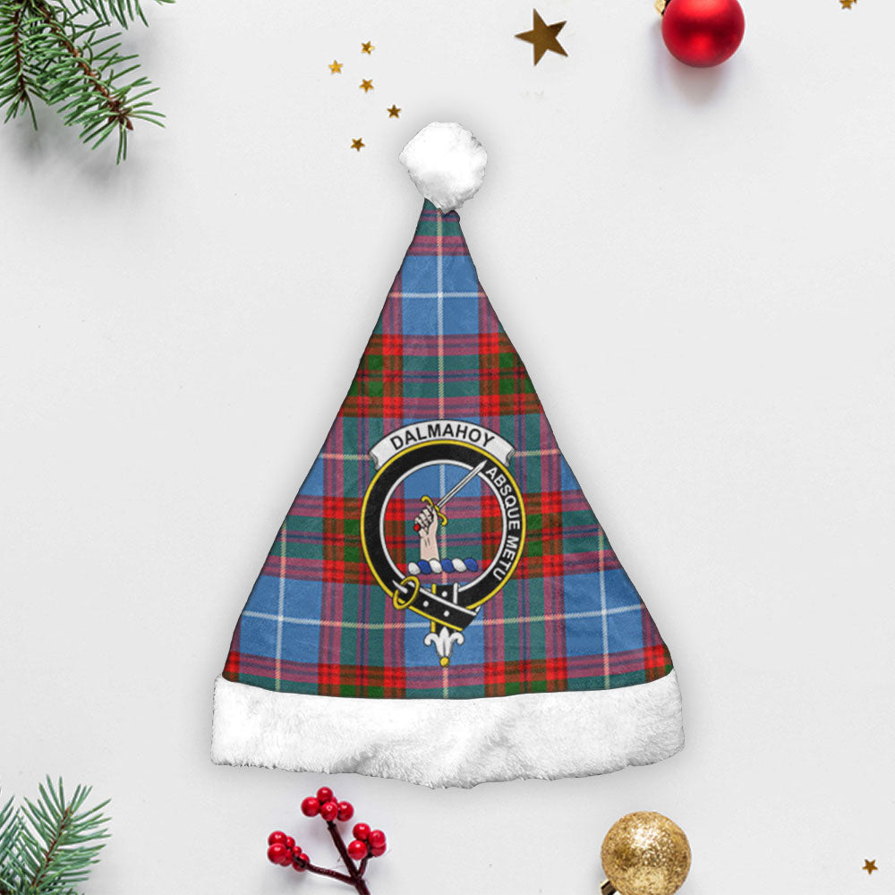 Dalmahoy Tartan Crest Christmas Hat