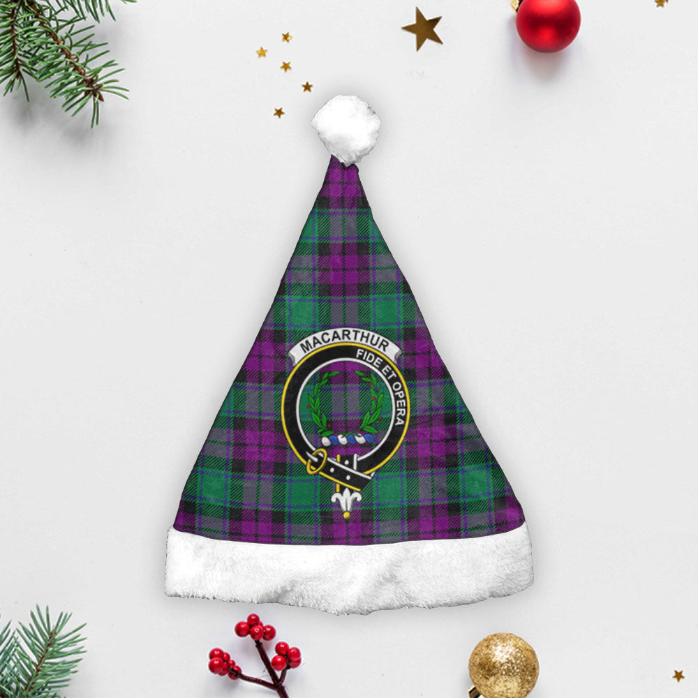 MacArthur – Milton Tartan Crest Christmas Hat