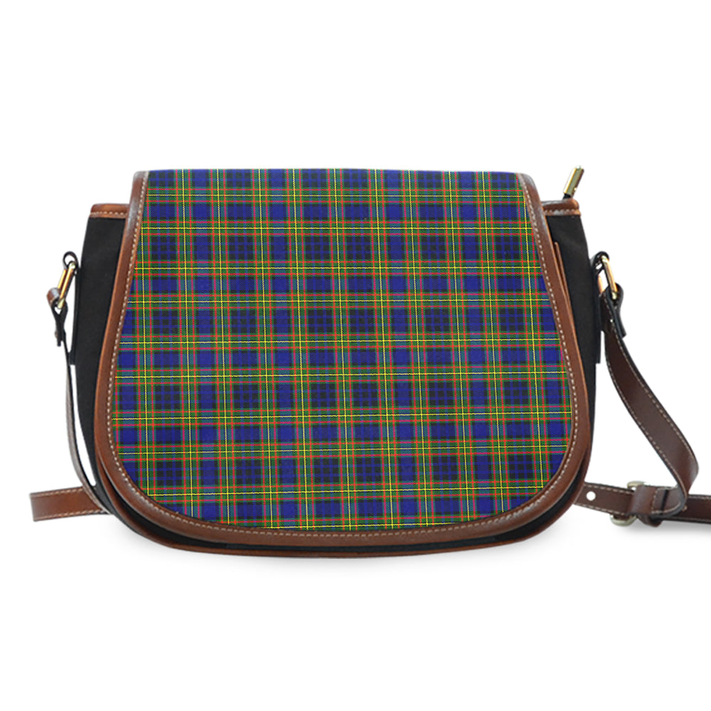 Clelland Modern Tartan Saddle Handbags