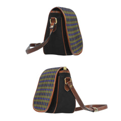 Clelland Modern Tartan Saddle Handbags