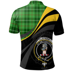 Clephan Tartan Polo Shirt - Royal Coat Of Arms Style