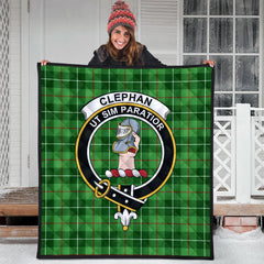 Clephan Tartan Crest Quilt