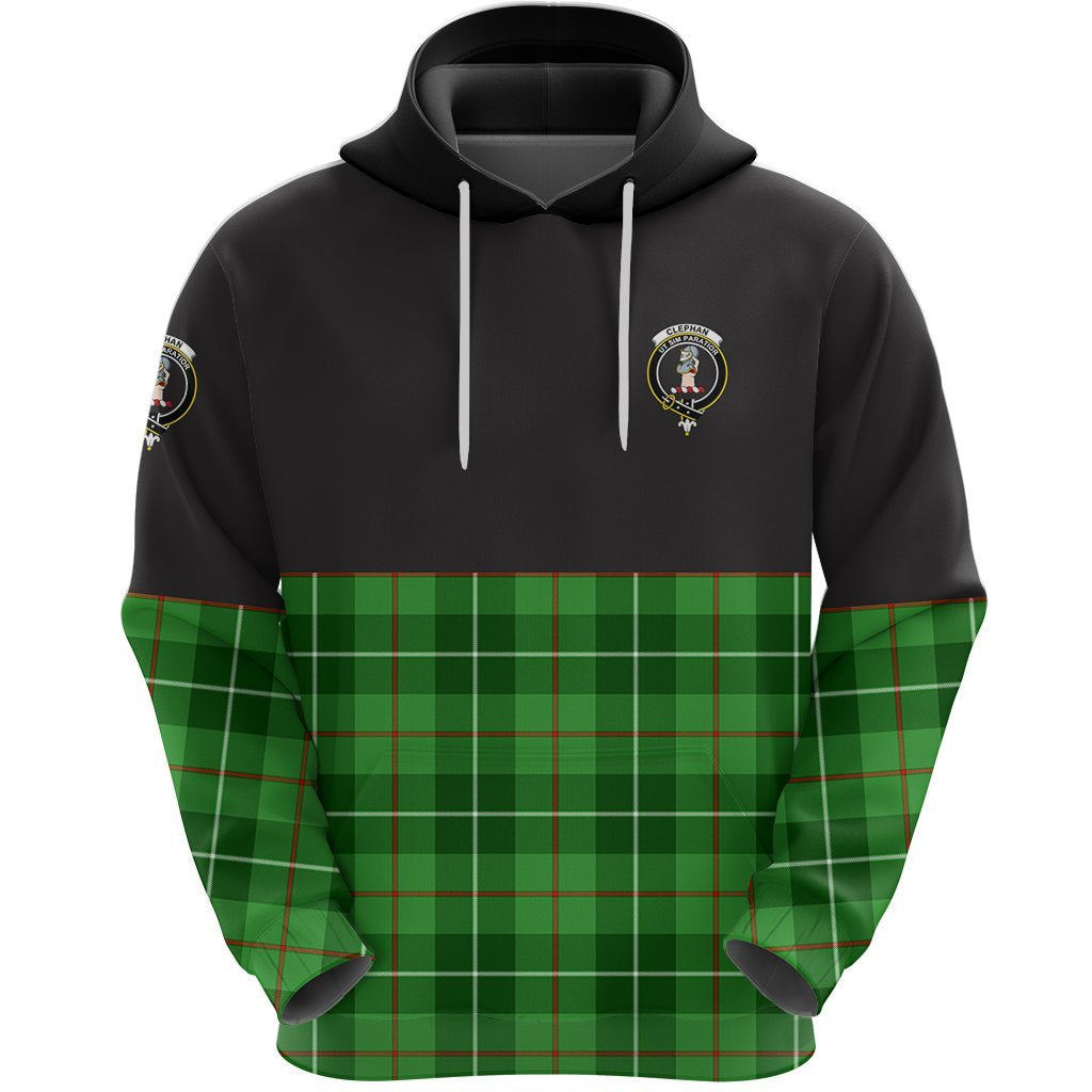 Clephan Clan Half Of Tartan Hoodie