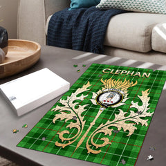 Clephan Tartan Crest Thistle Jigsaw Puzzles