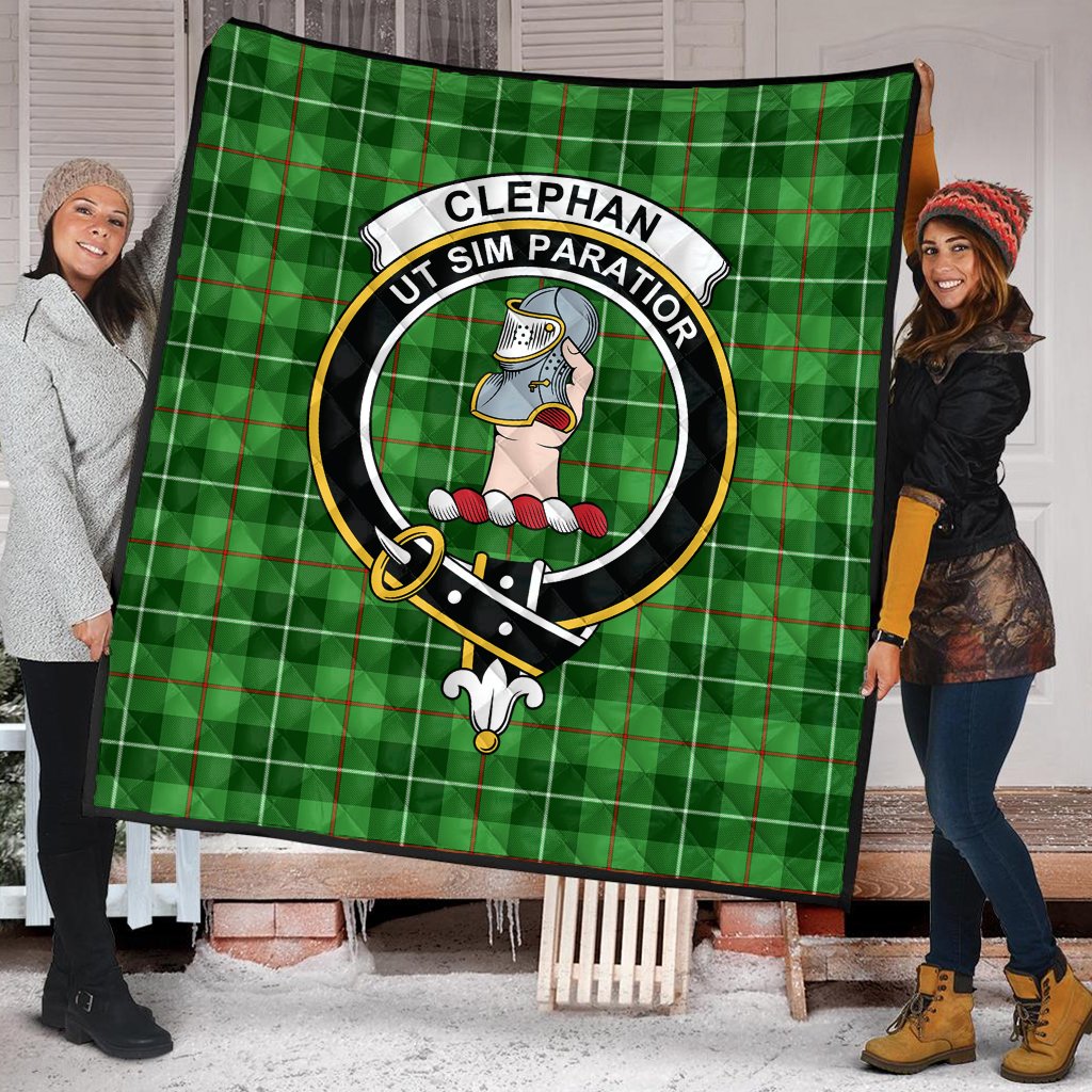 Clephan Tartan Crest Quilt