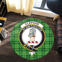 Clephan Tartan Crest Round Rug