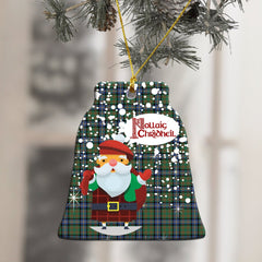 Cochrane Ancient Tartan Christmas Ceramic Ornament - Santa Style