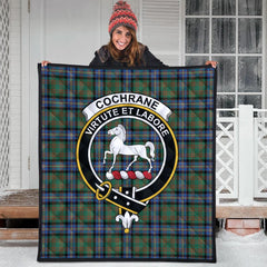 Cochrane Ancient Tartan Crest Quilt