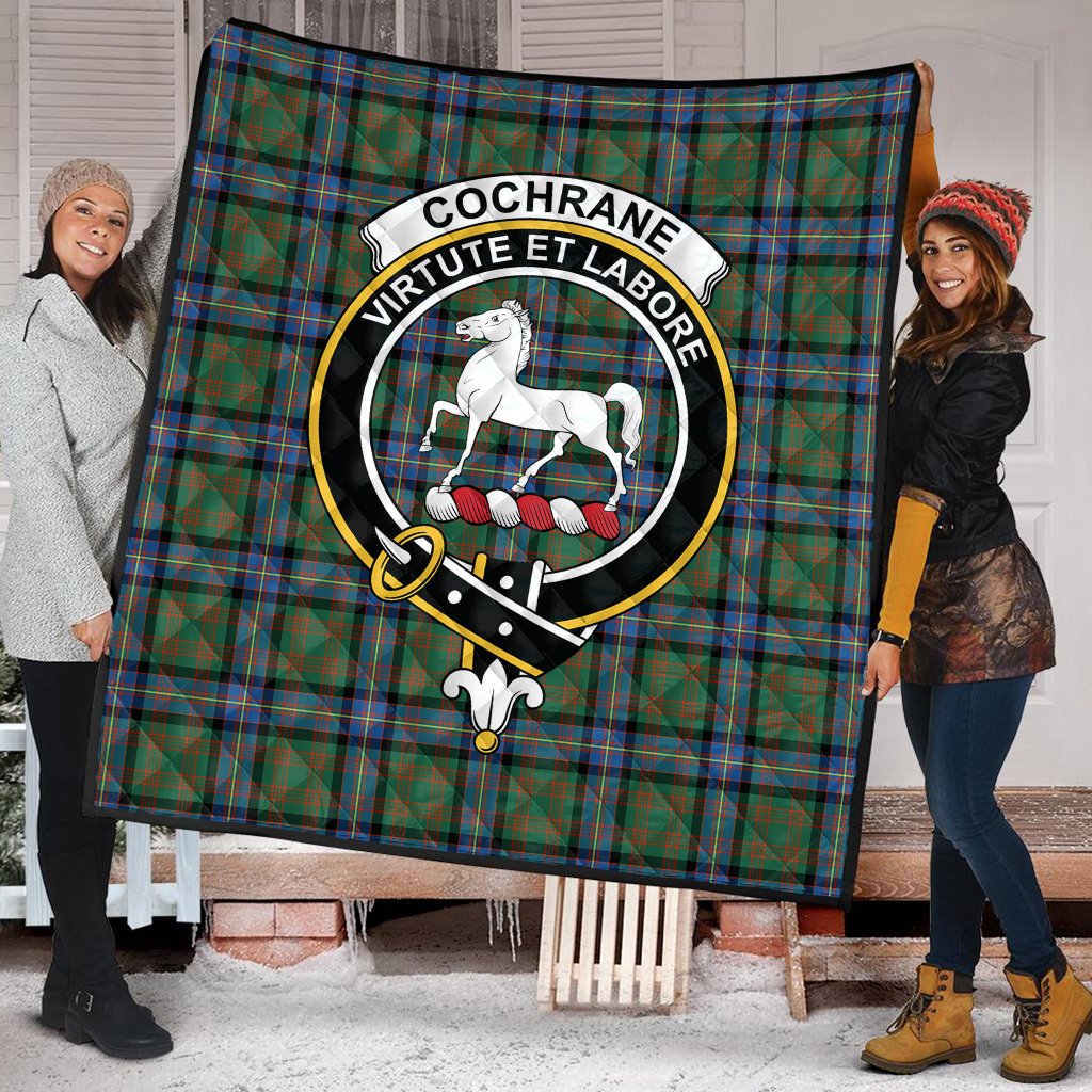 Cochrane Ancient Tartan Crest Quilt