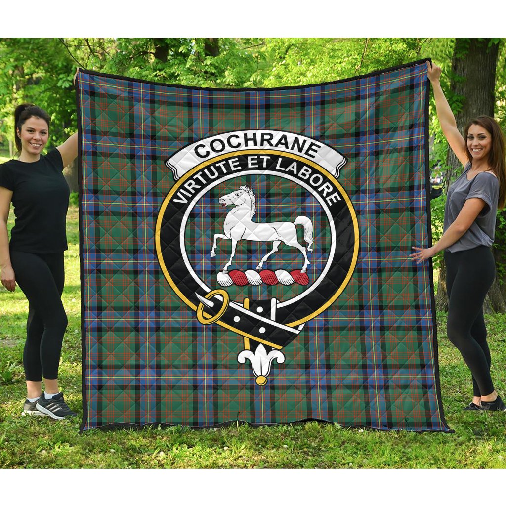 Cochrane Ancient Tartan Crest Quilt