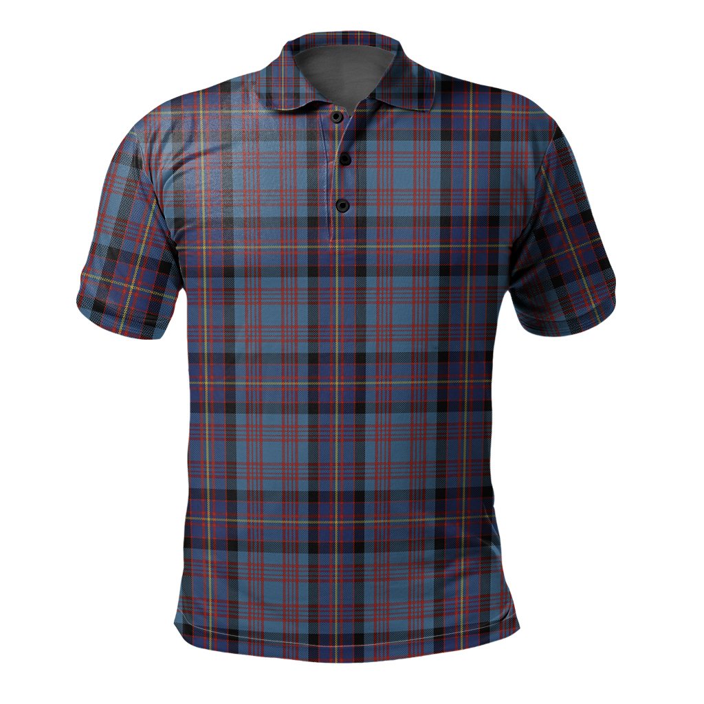 Cochrane Azure Tartan Polo Shirt