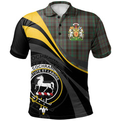 Cochrane Hunting Tartan Polo Shirt - Royal Coat Of Arms Style