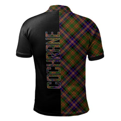 Cochrane Modern Tartan Polo Shirt Half of Me - Cross Style