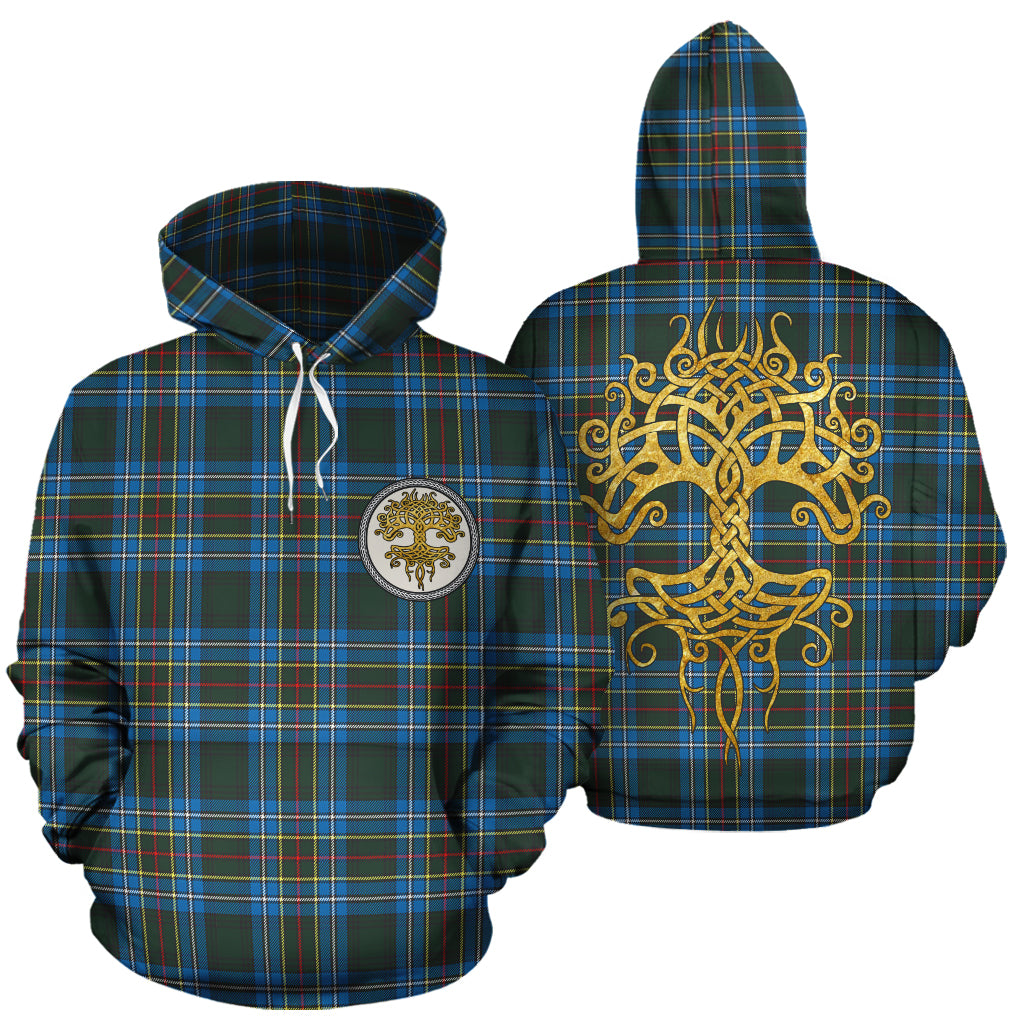 Cockburn Modern Tartan Hoodie - Tree Of Life