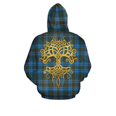 Cockburn Modern Tartan Hoodie - Tree Of Life