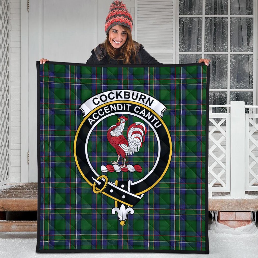 Cockburn Old Tartan Crest Quilt