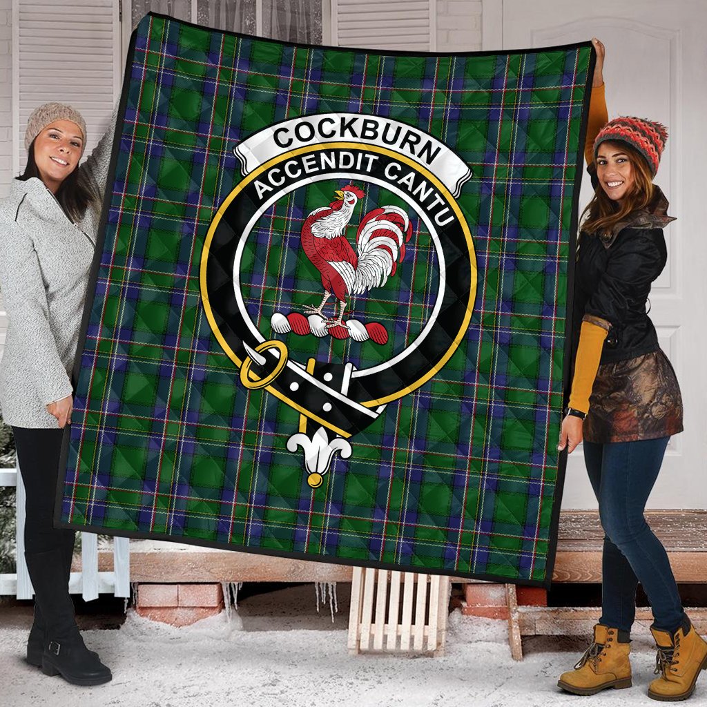 Cockburn Old Tartan Crest Quilt