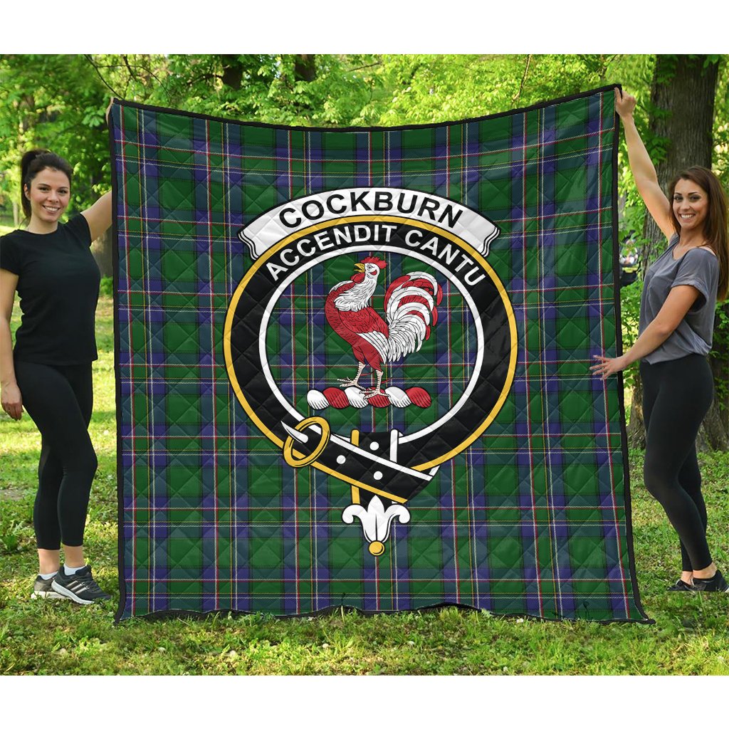 Cockburn Old Tartan Crest Quilt