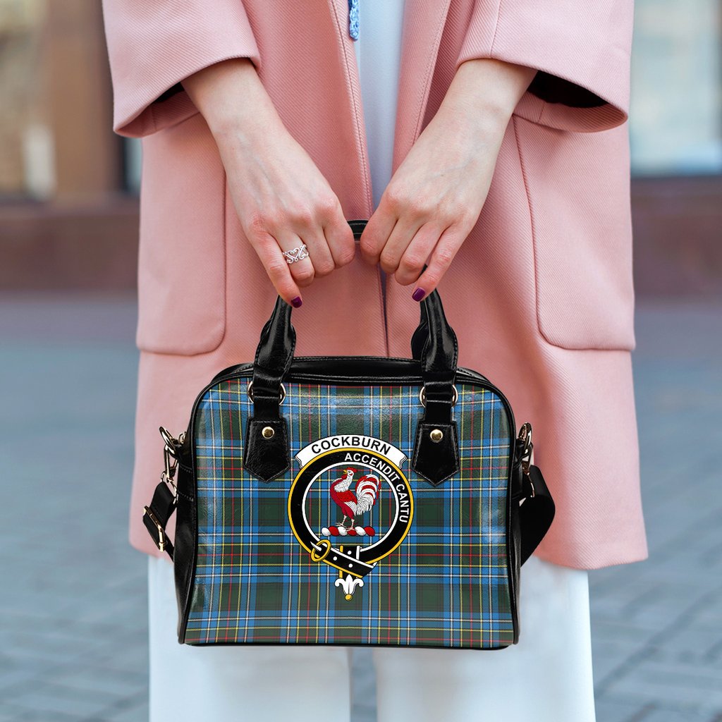 Cockburn Modern Tartan Crest Shoulder Handbags