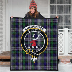 Colquhoun Dress Tartan Crest Quilt