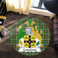 Copeland Tartan Crest Round Rug