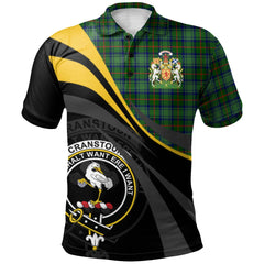 Cranstoun Tartan Polo Shirt - Royal Coat Of Arms Style