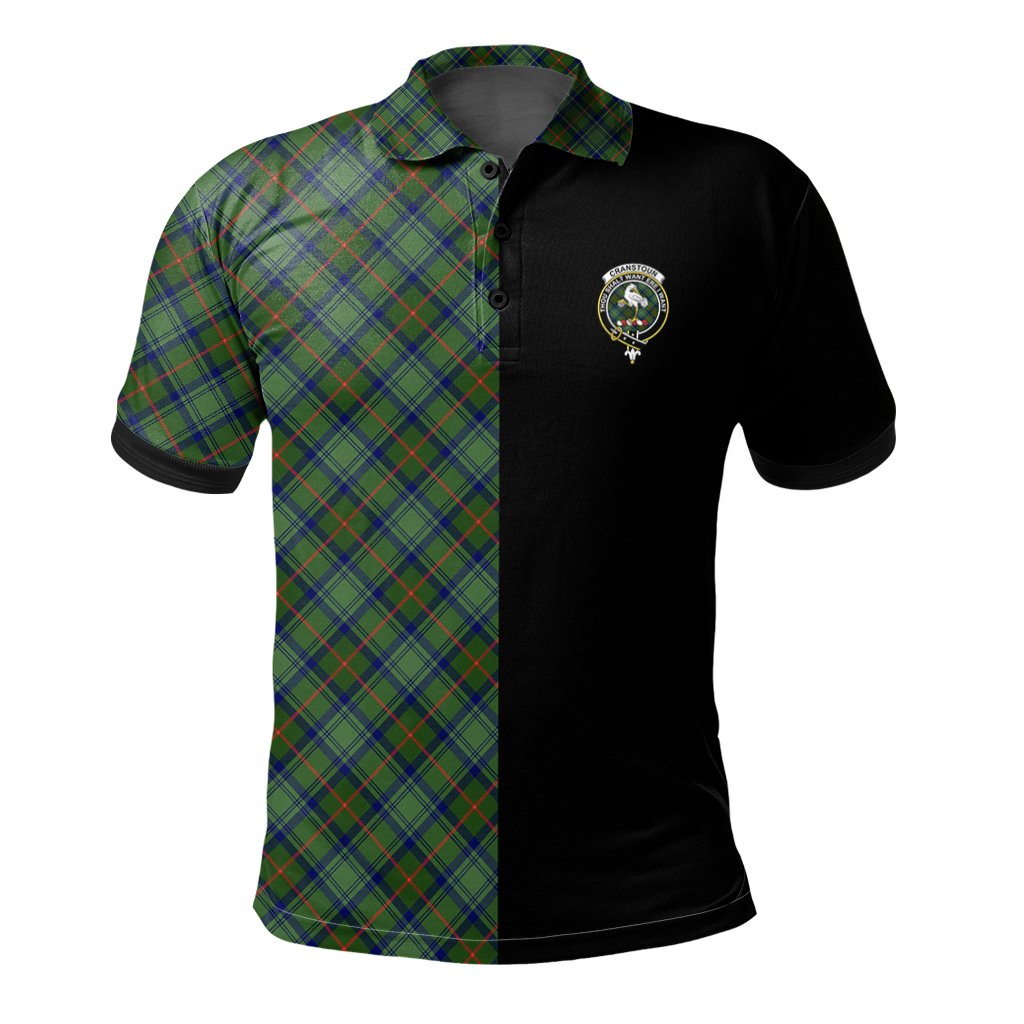 Cranstoun Tartan Polo Shirt Half of Me - Cross Style