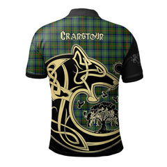 Cranstoun Tartan Polo Shirt Viking Wolf