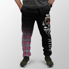 Crawford Ancient Tartan Crest Jogger Sweatpants - Alba Celtic Style